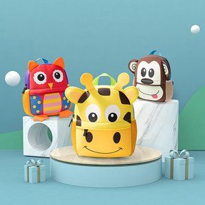 2020 New Children Backpacks 3D Giraffe Design